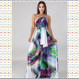 Colorful Maxi Dress